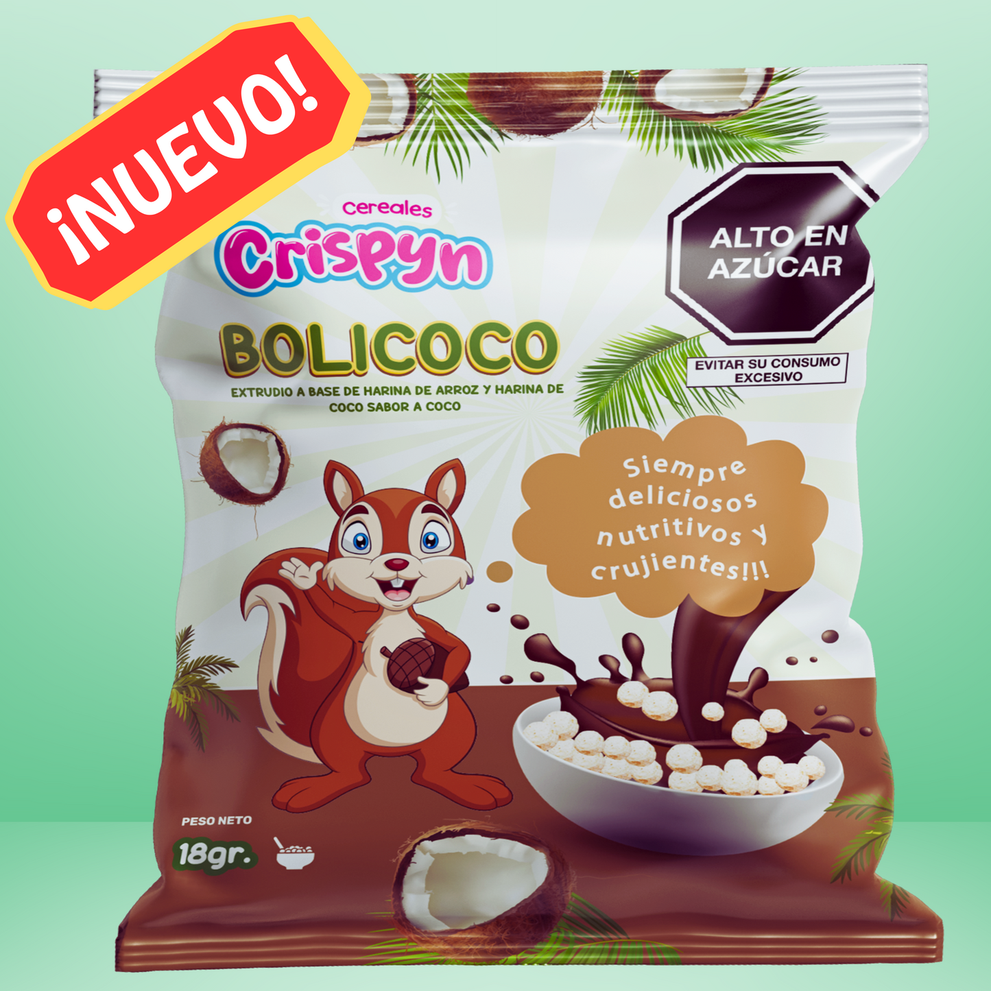 Bolicoco 18g Tira x 12 Unidades